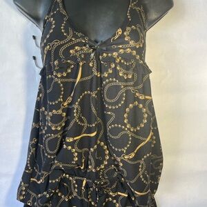 Style & Co. Black and Gold Intimate Sleepwear